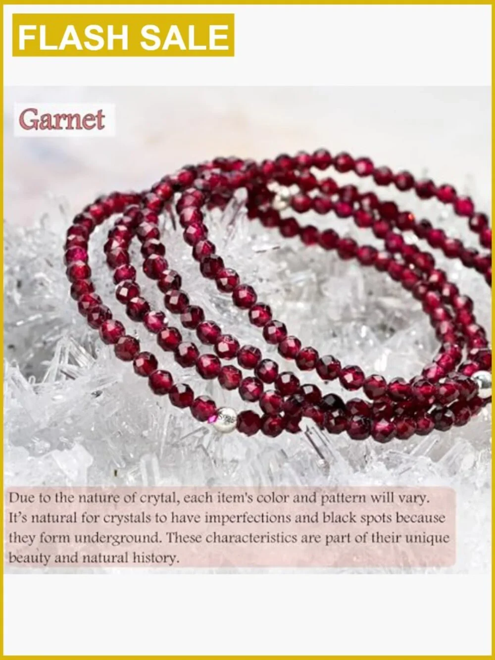 Dainty Stretch Beaded Bracelets, Natural Stone 4mm Beads 925 Sterling Silver